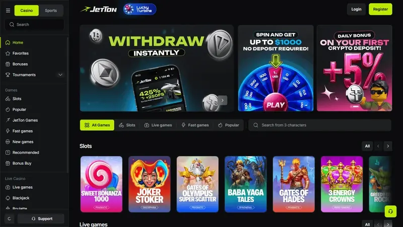 Captura de portada publicada por Casino Guru