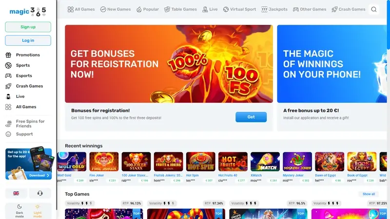 Captura de portada publicada por Casino Guru
